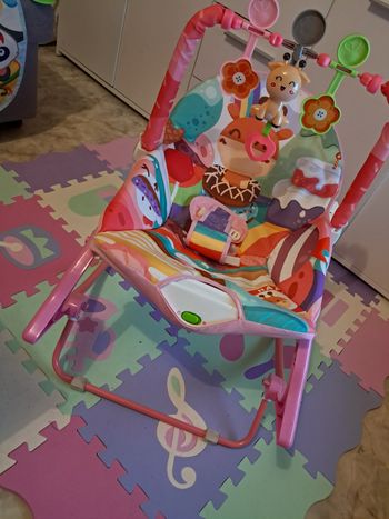 Transat chaise bébé avec vibration 