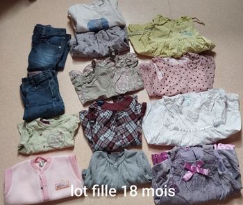 Lot fille 18 mois