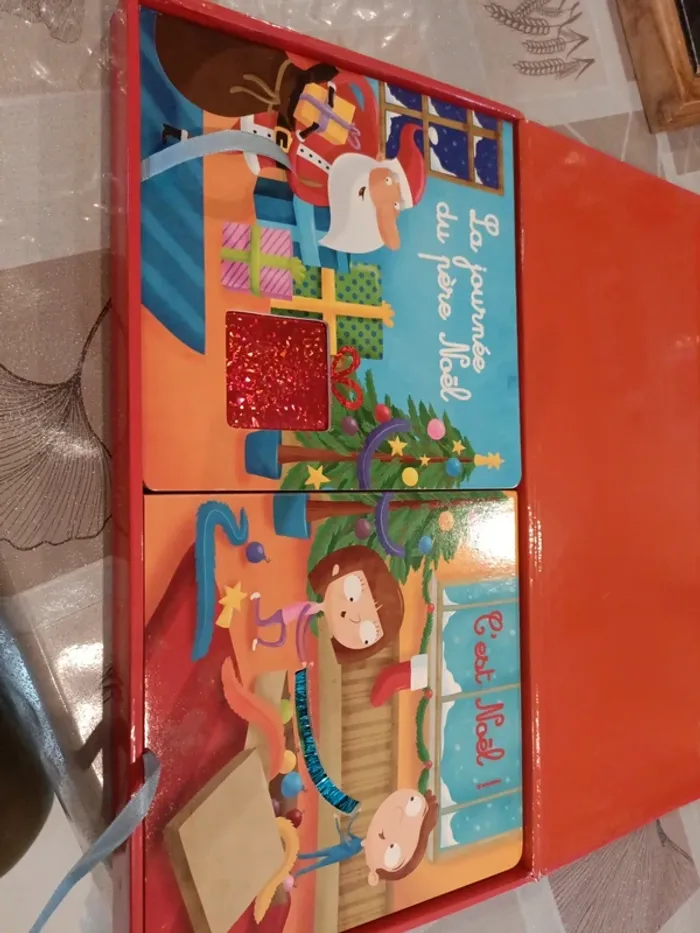 Mon coffret de Noël deux livres a toucher auzou - photo numéro 2