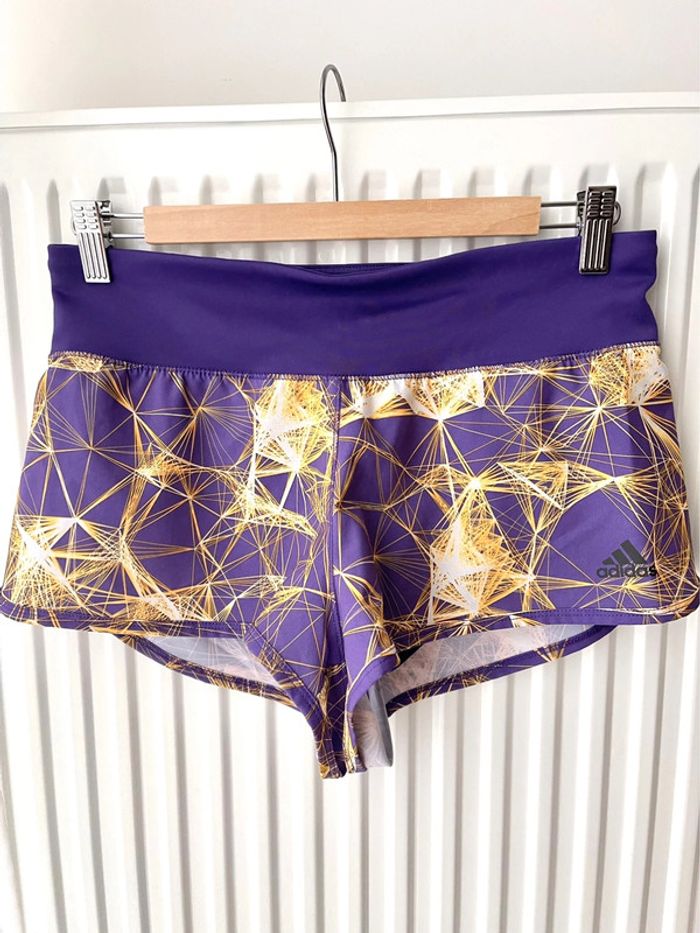 Short climalite femme taille S Adidas avec slip intégré