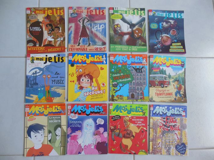 lot 12 magazines moi je lis 2017 - photo numéro 2