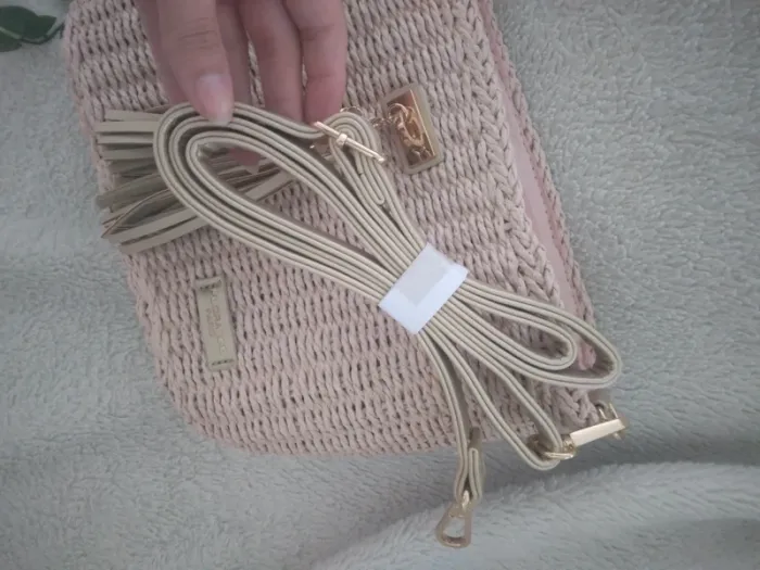 🦩Sac en osier rose Flora&Co neuf🦩 - photo numéro 8