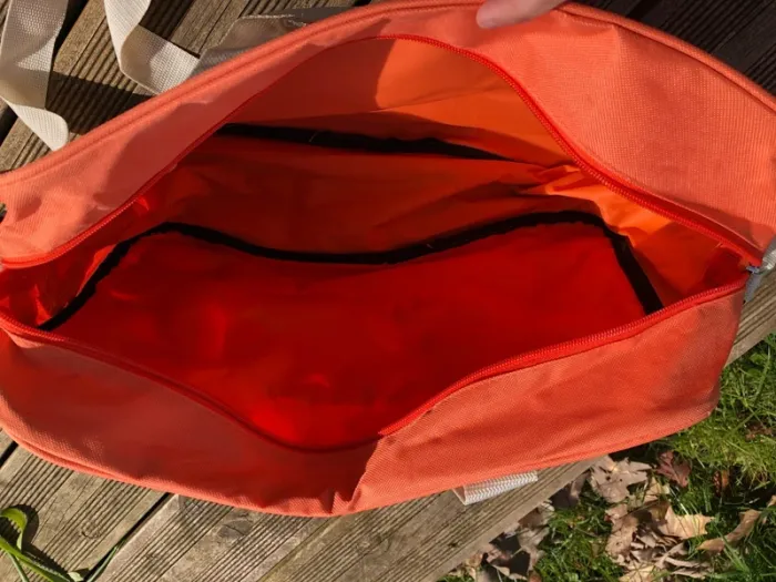 Sacoche sac bandoulière Kappa couleur orange saumon shoulder bag - photo numéro 8