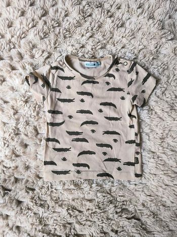 Tee shirt bébé beige
