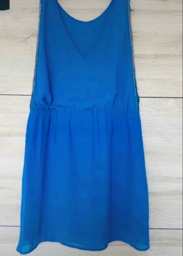 🌼 robe bleu pimkie taille L🌼 - photo numéro 2