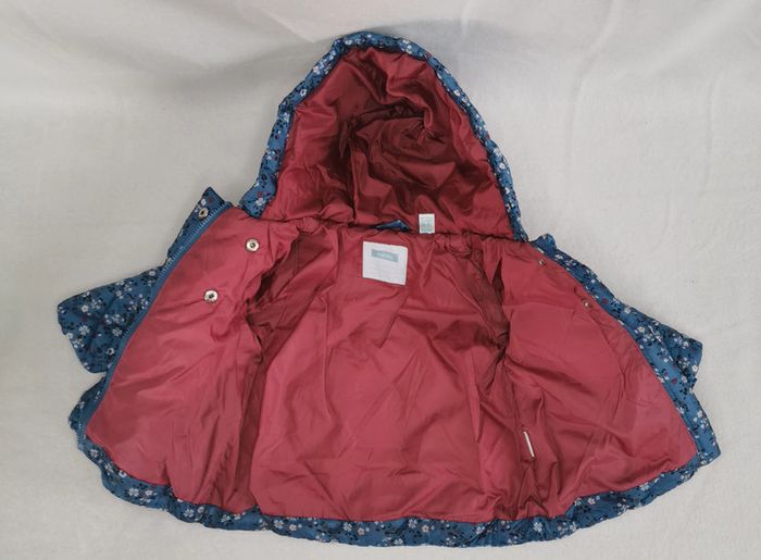 Doudoune fleurie 👣 obaïbi,matelassée, légère, 6mois - photo numéro 8