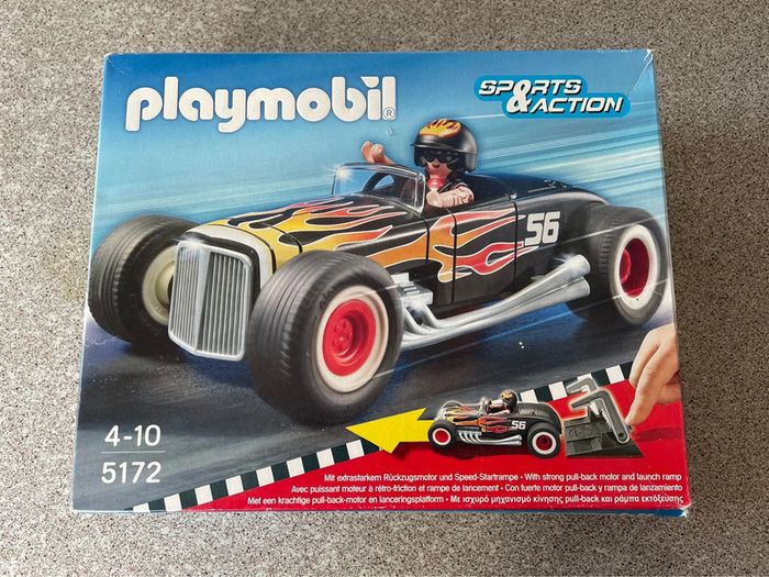 Boîte playmobil 5172 voiture de course