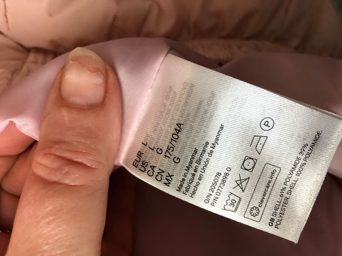 Blouson matelassé rose et bleu marine - photo numéro 7