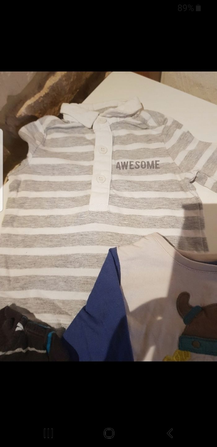 Lot de 3 t.shirts bébé taille 3 mois - photo numéro 4