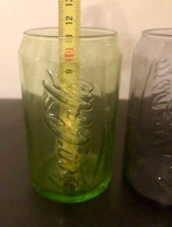 Verres »Coca-Cola »vert et violet - photo numéro 5