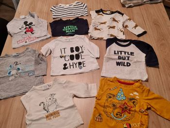 Lot de 9 haut manches longues + 1 offert