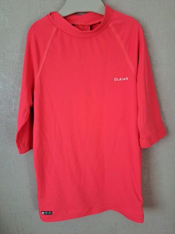 Maillot anti UV pour la plage ou piscine taille 10 ans Olaian