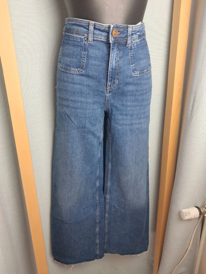 NVY jean taille haute jambes larges T 36