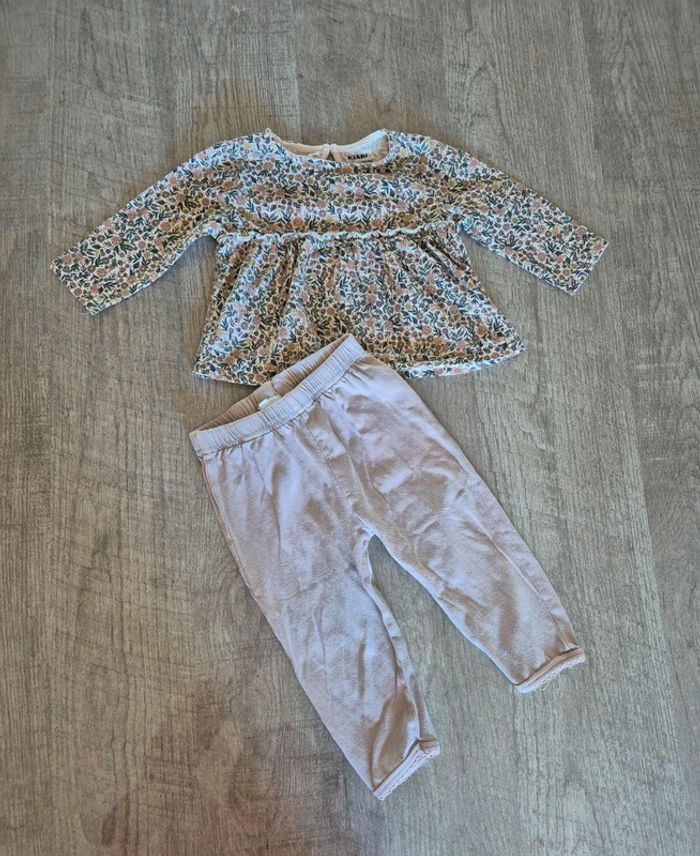 Ensemble Tee-shirt manche longue et legging 🌸 - photo numéro 1