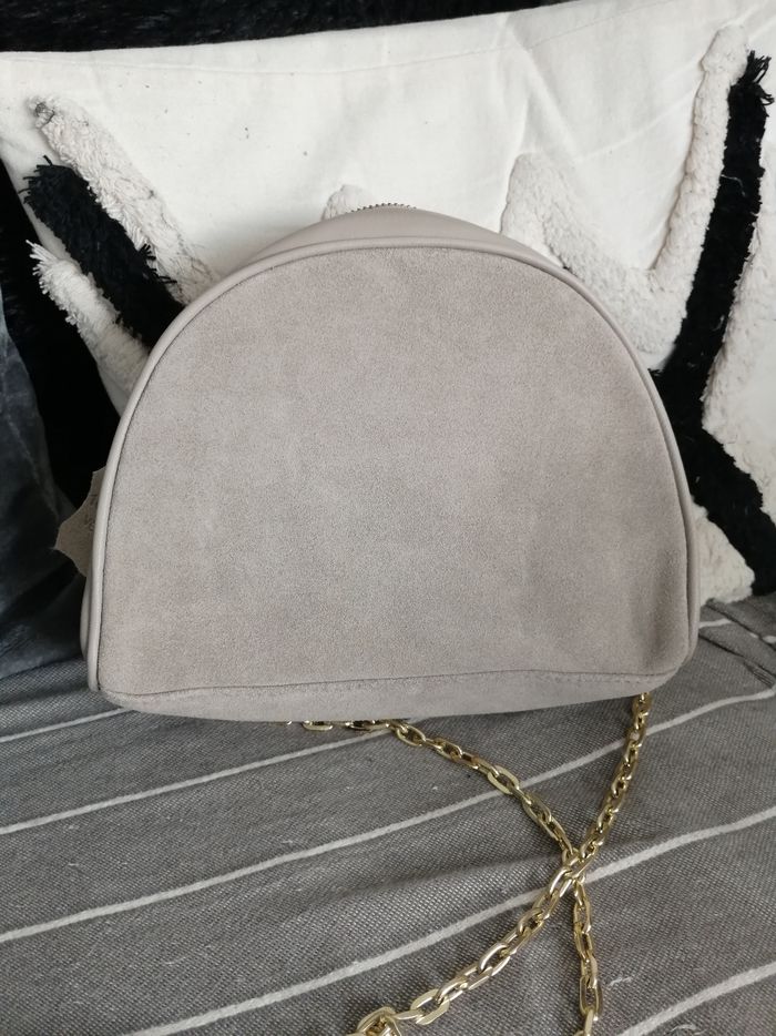 Sac bandoulière beige/taupe Adopt' neuf - photo numéro 4