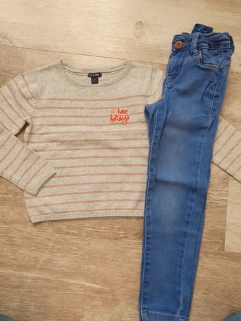 Ensemble okaidi/kiabi 4ans