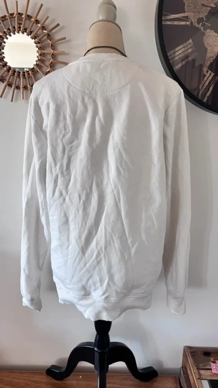 💕 sweat blanc taille m #jack&jones - photo numéro 3