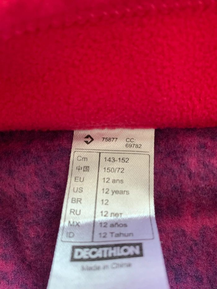 Polaire décathlon 12 ans - photo numéro 3