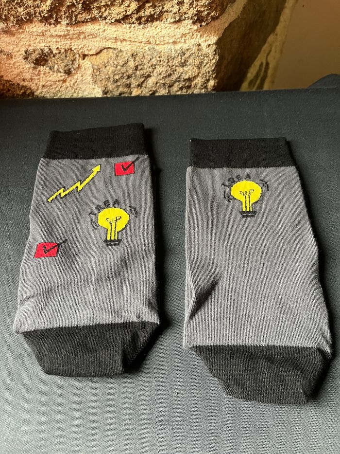 Chaussettes rigolotes 39/42 Neuf - photo numéro 2