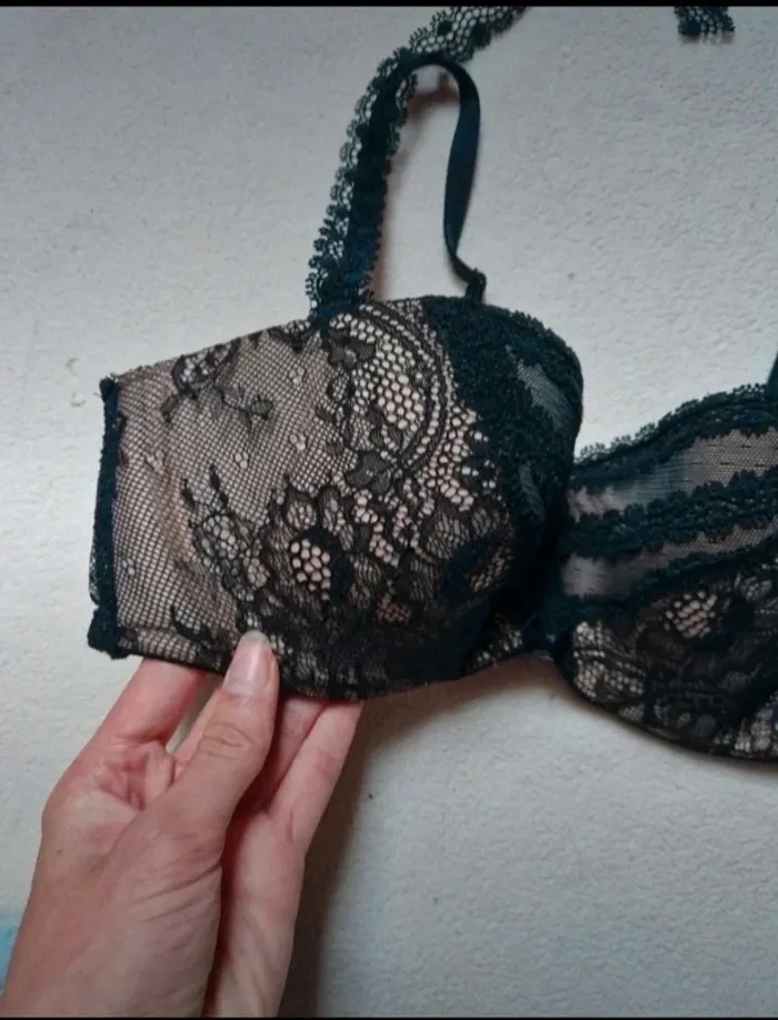 Jolie soutien-gorge beige en dentelle etam 90b - photo numéro 3