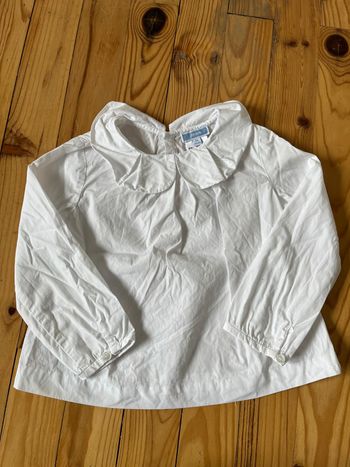 Blouse blanche Jacadi 4 ans