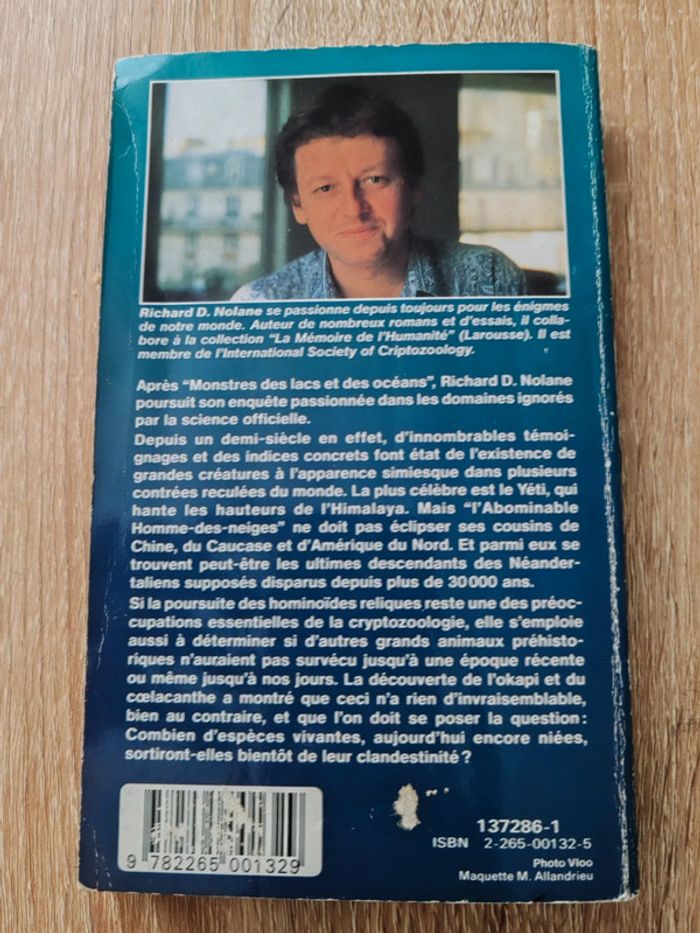 Richard D. Nolane 🌸 Sur les traces du Yéti et autres animaux clandestins - photo numéro 2