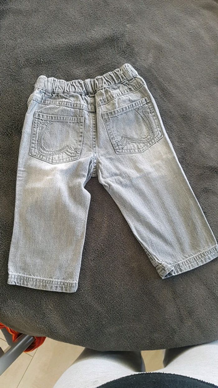 Jeans gris été verbaudet 18 mois - photo numéro 2