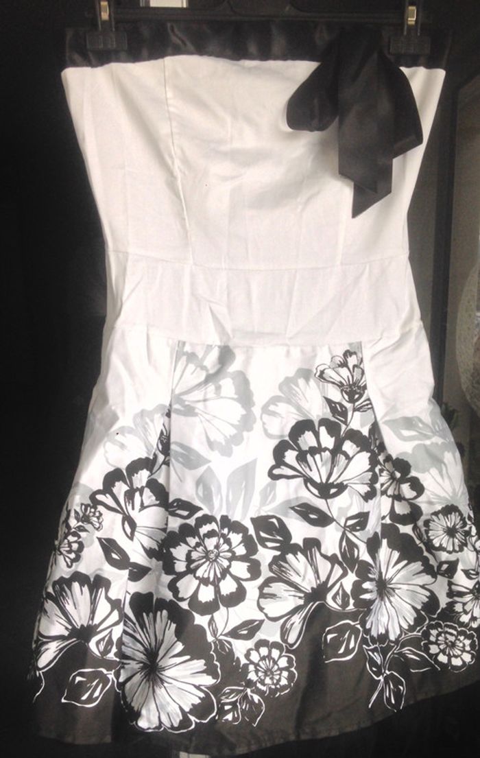 Robe été à bustier 38/40 mariage soirée cocktail demoiselle d honneur