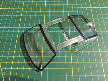 Pare-brise vitre pièce détachée miniature Bburago burago Porsche 996 Turbo 1/18 1/18e 1/18eme #A68