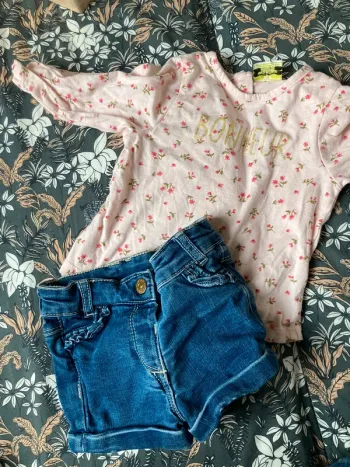 Ensemble short 6 mois