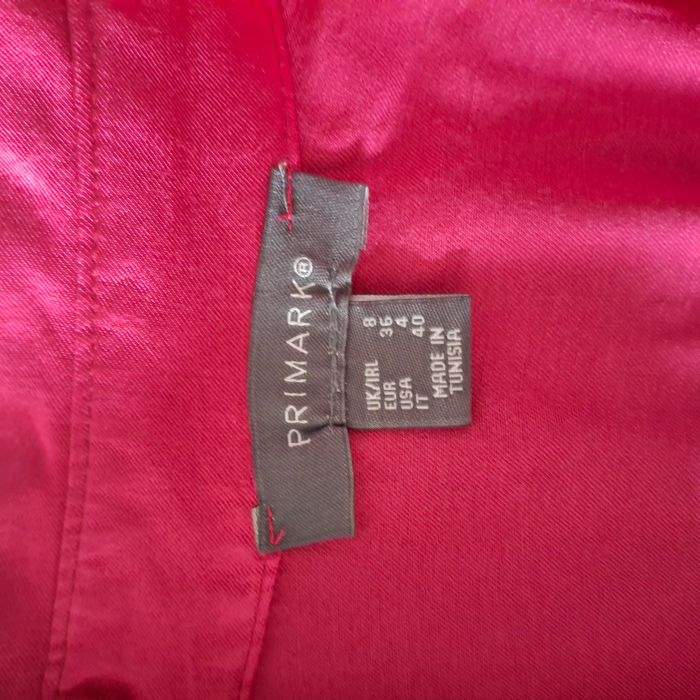 Chemise femme fuchsia effet satiné à manches longues - Taille 36 - Primark - photo numéro 5