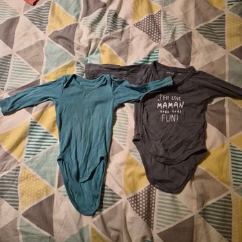 Lot de body manche longue 