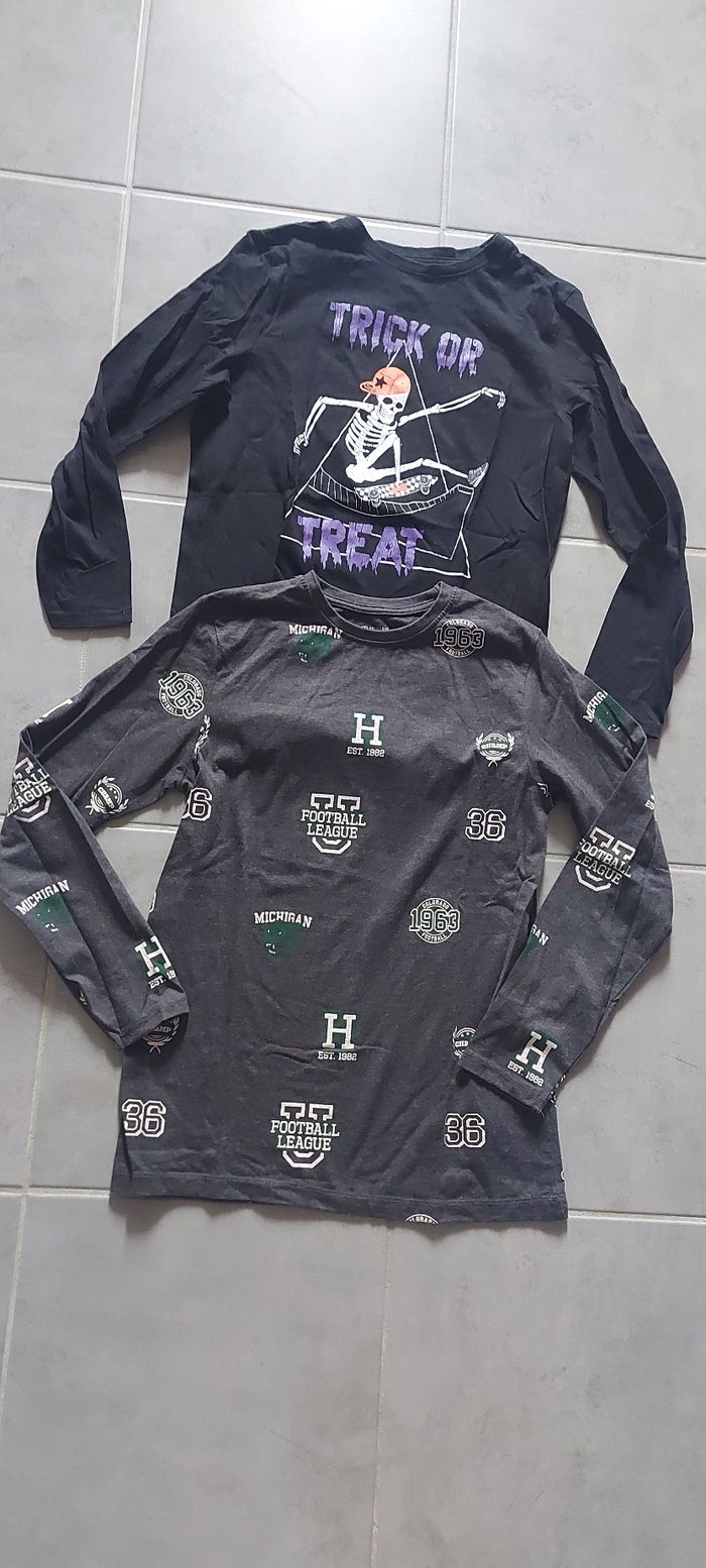 Lot de t-shirts manches longues taille 11/12 ans - photo numéro 3