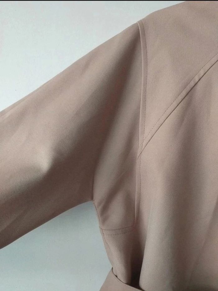 Trench marron/crème vintage - photo numéro 10