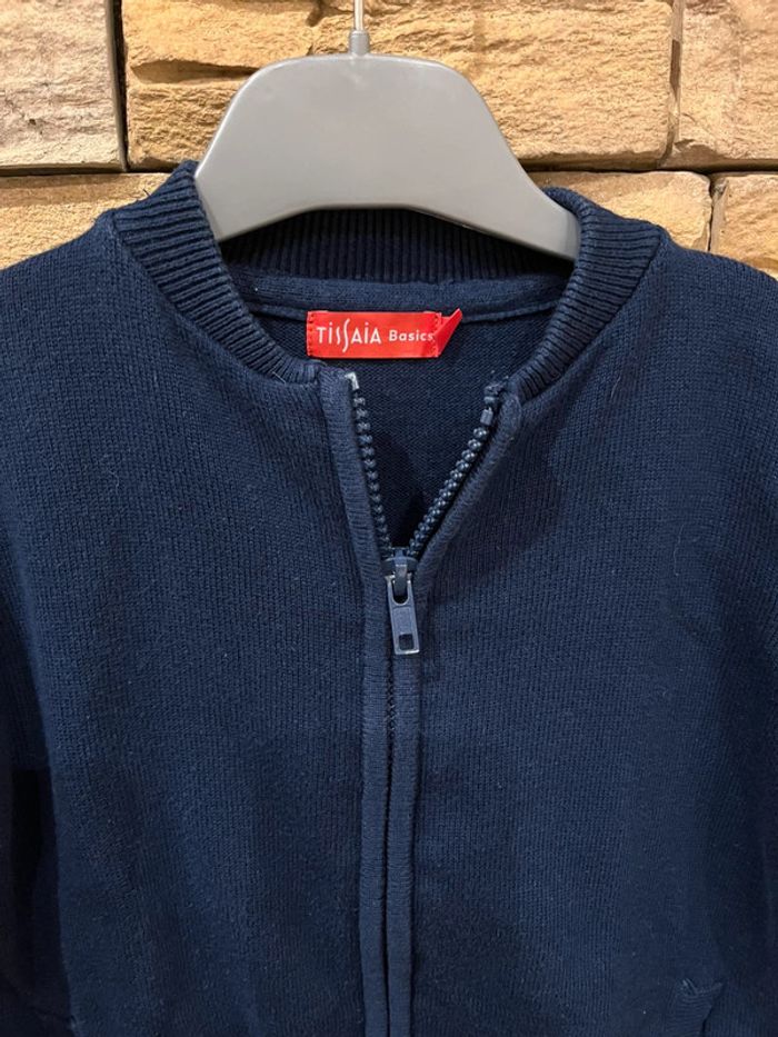 Gilet bleu marine 6 ans - photo numéro 2