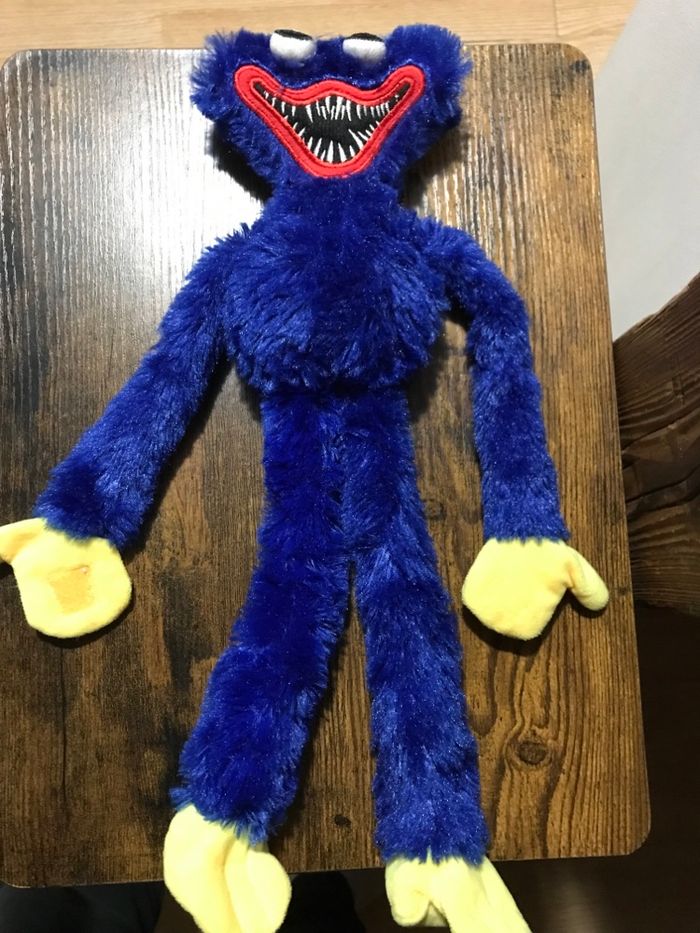Peluche Huggy Wuggy bleu