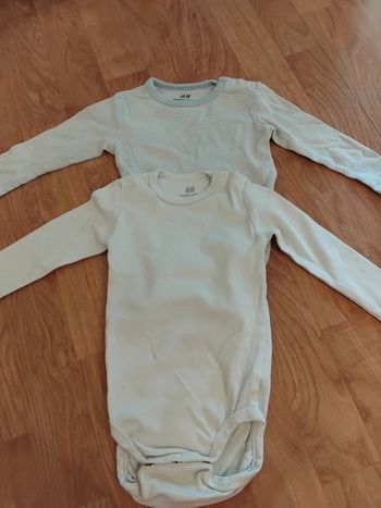 H&M lots bodies manches longues 6/9mois