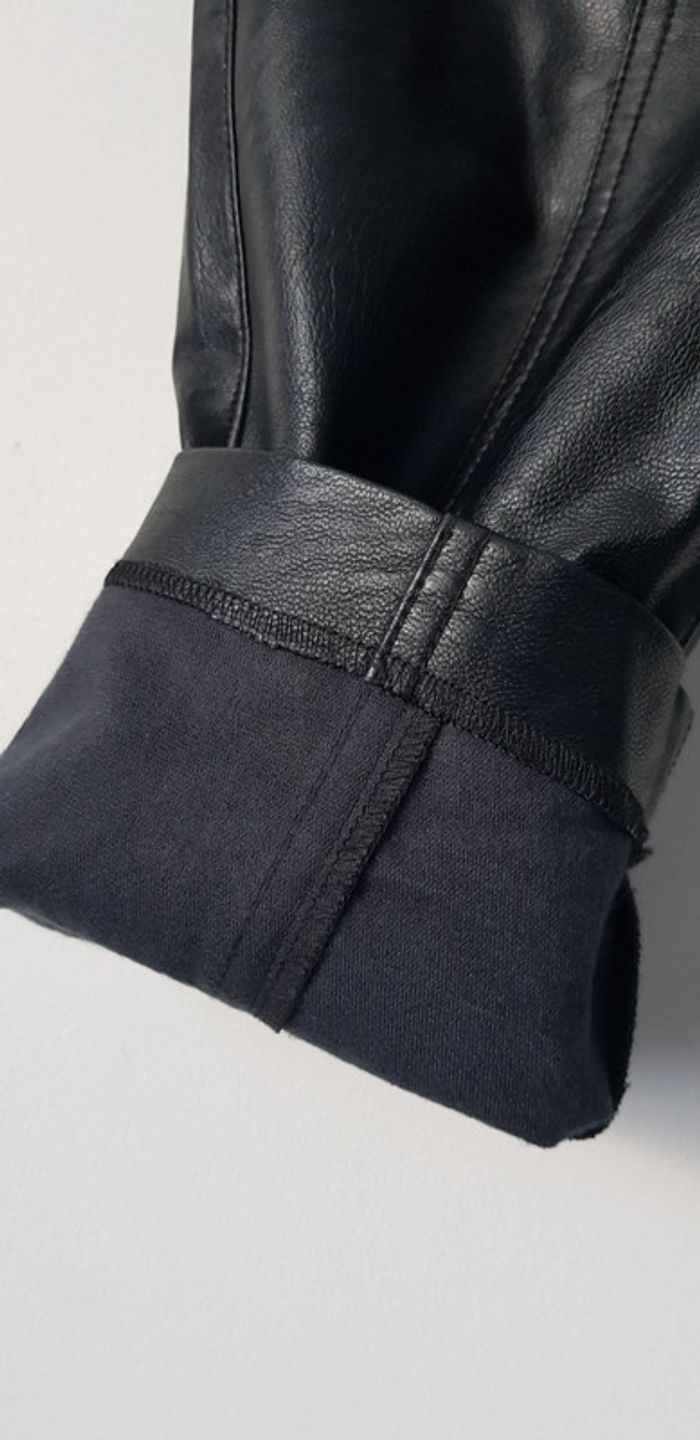 Pantalon effet cuir femme - T. 36 - photo numéro 4