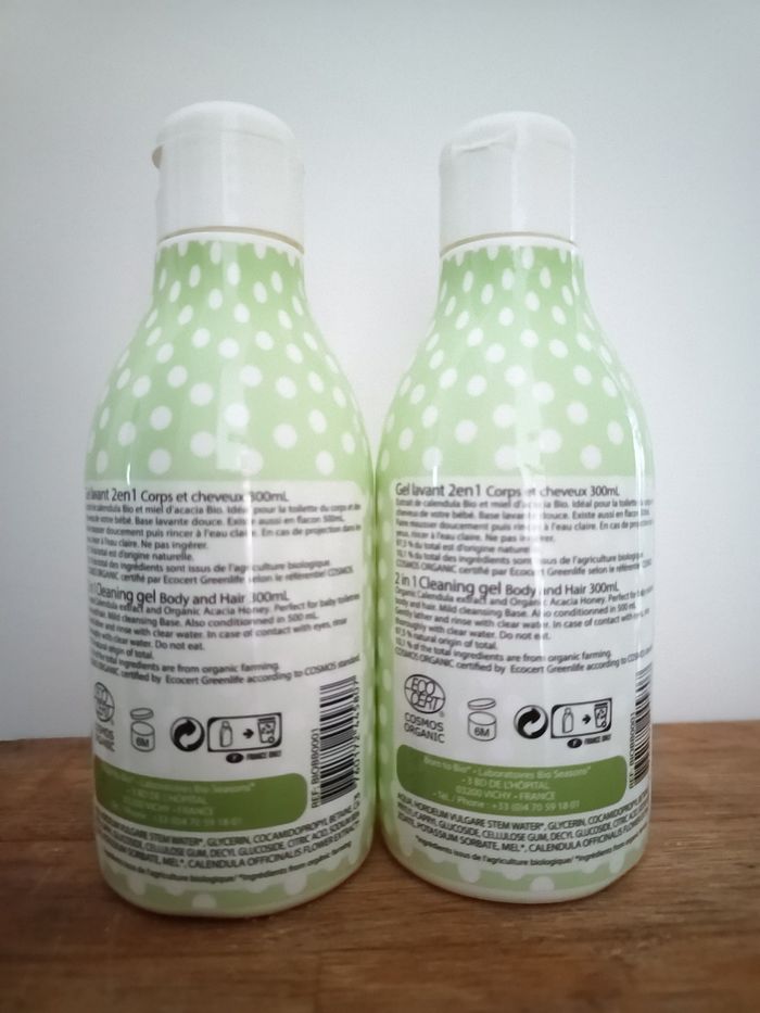Lot de 2 bouteilles de gel douche 2en1 - photo numéro 2