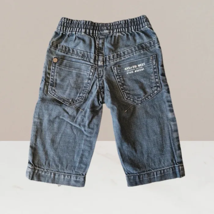 Superbe jeans gris - IKKS - Taille 6 mois - photo numéro 3