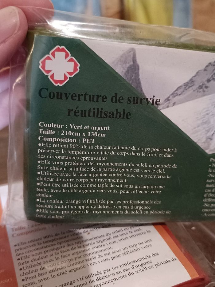 Couverture de survie - photo numéro 3