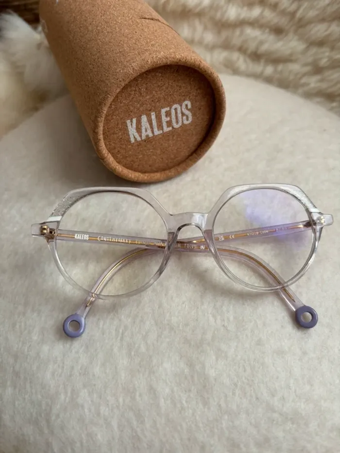 Lunettes de vue kaleos Burke transparente et paillettes
