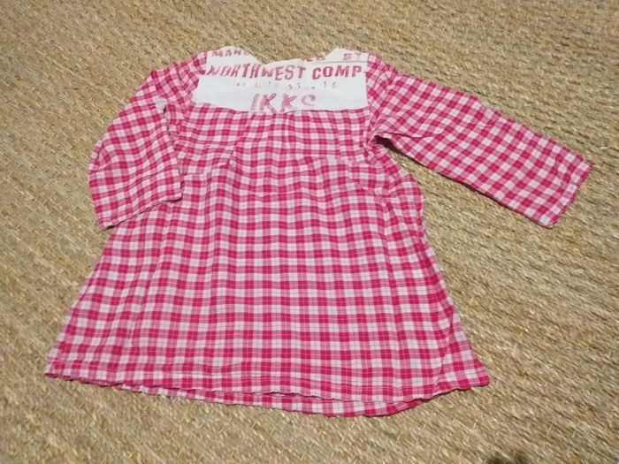 Blouse rouge carreaux IKKS 6 ans - photo numéro 2