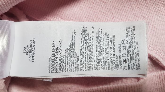 Sweat Levi's fille 12 ans rose - photo numéro 3