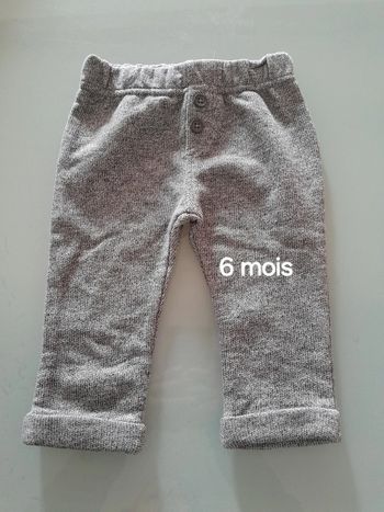 Pantalon habillé gris garçon 6 mois