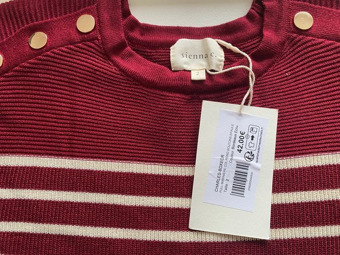 Pull marinière neuf - photo numéro 3