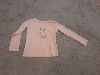 Tee shirt manches longues licorne