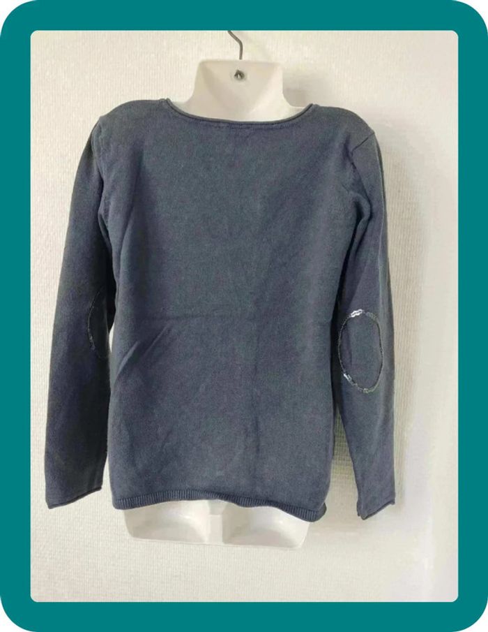 Gilet gris 8 ans tao fille - photo numéro 2