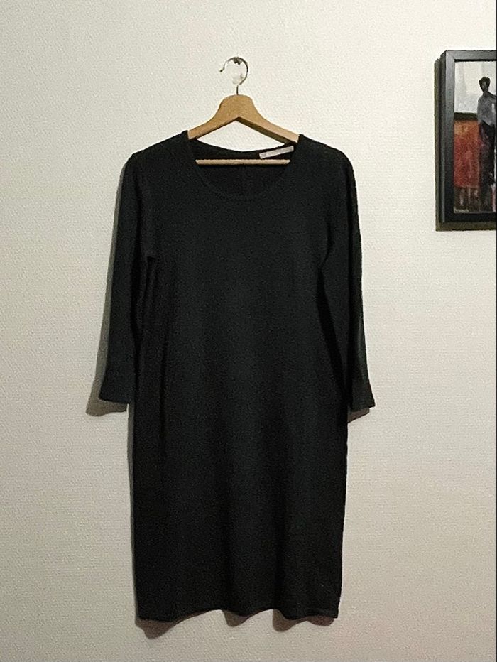 Robe pull Katmai – noire, douce et chaude – Taille S (36) - photo numéro 2