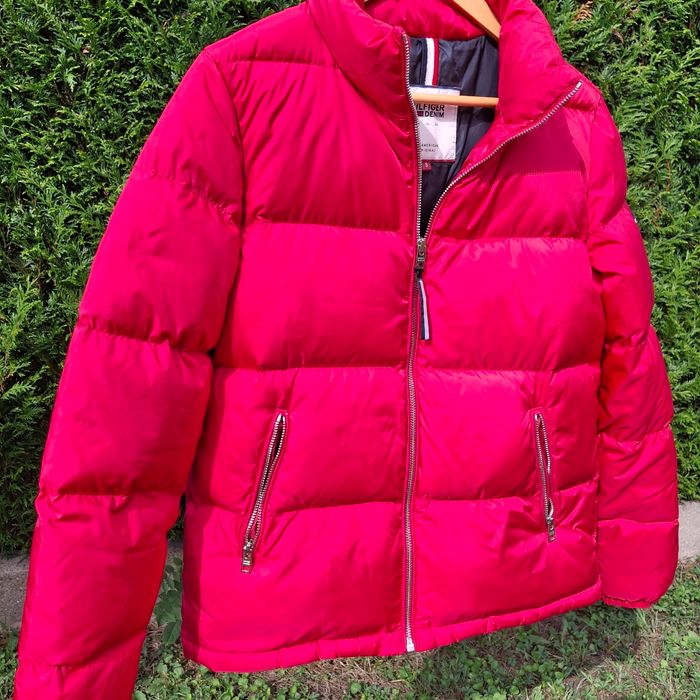 Doudoune Manteau Tommy Hilfiger Rouge Neuf - photo numéro 7